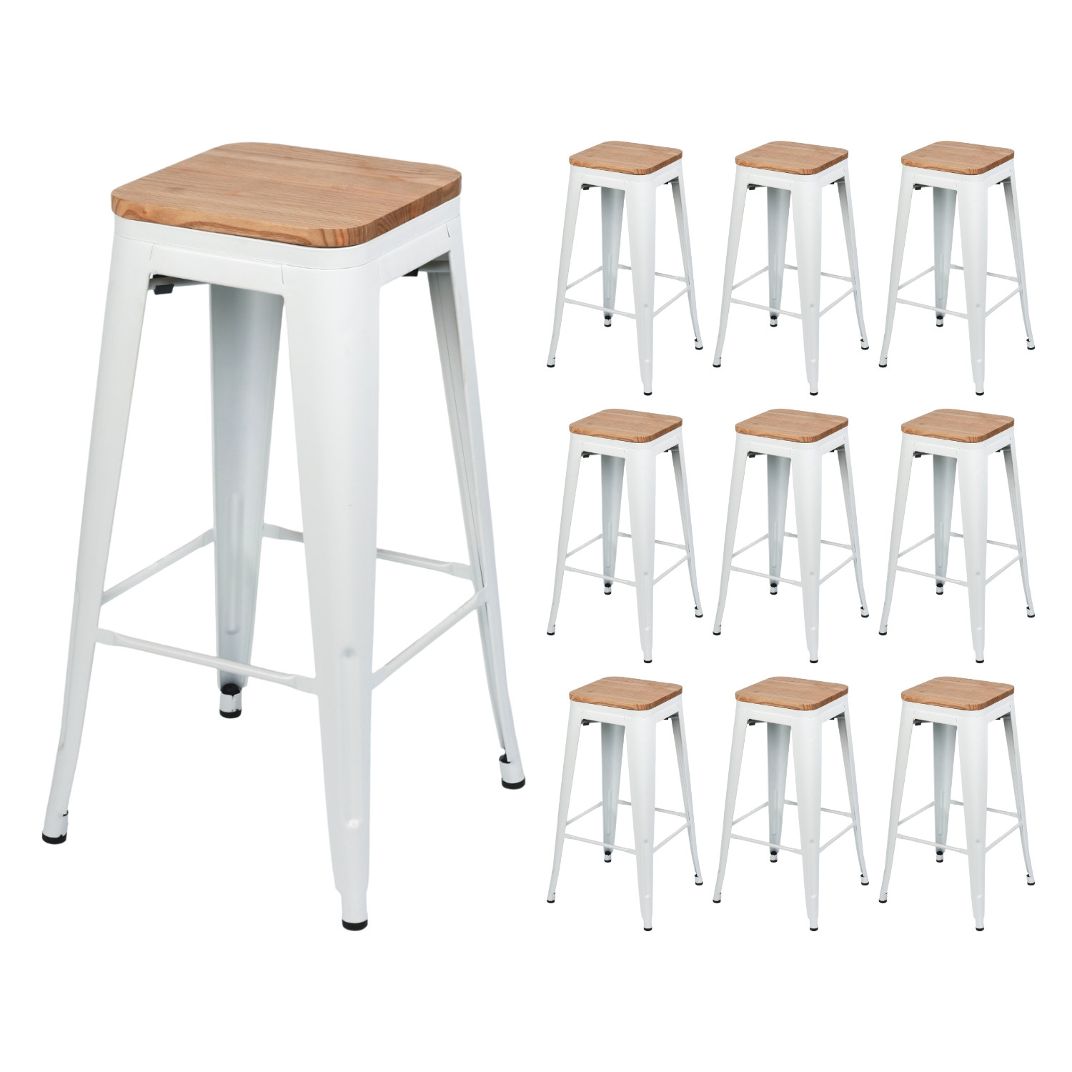 Pack 10 Taburetes Medios...